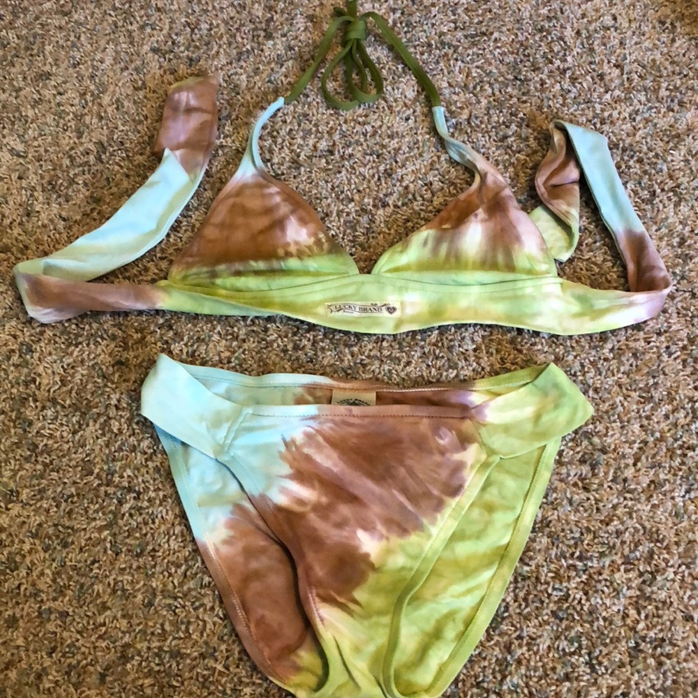 Lucky brand bikini the dye medium EUC